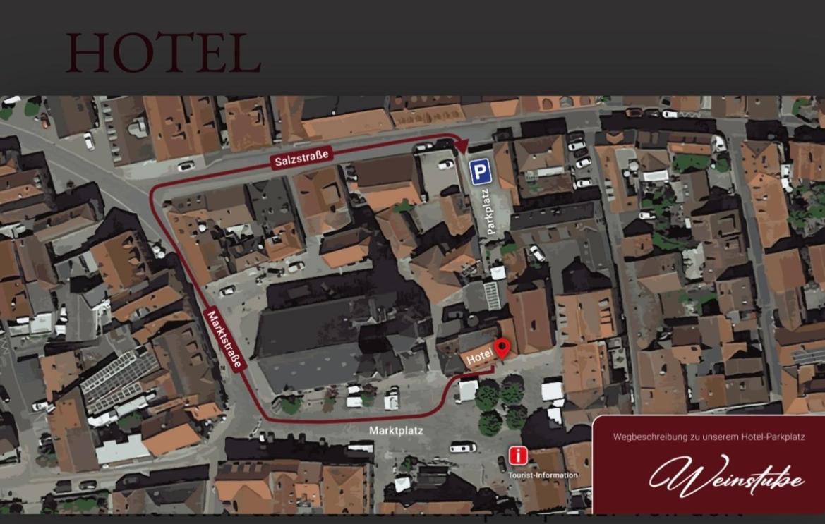 Hotel Weinstube Am Markt Gerolzhofen Экстерьер фото